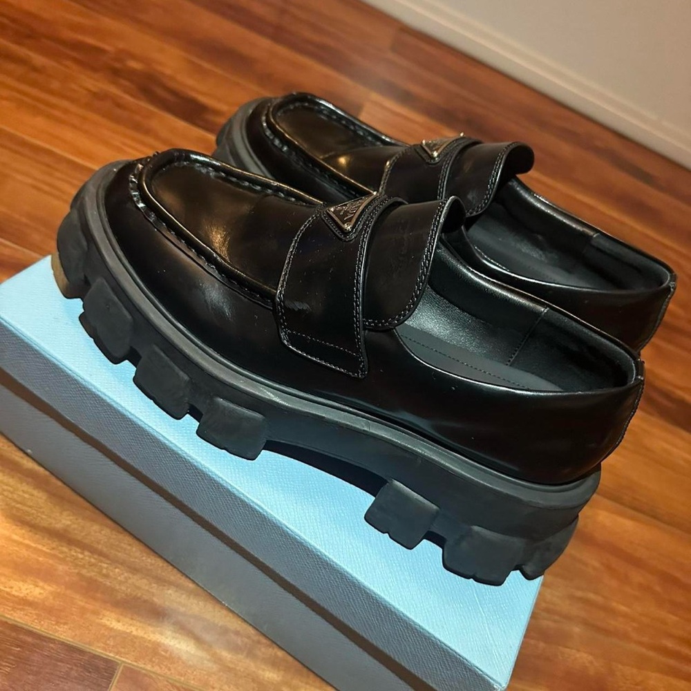 Prada Monolith loafers